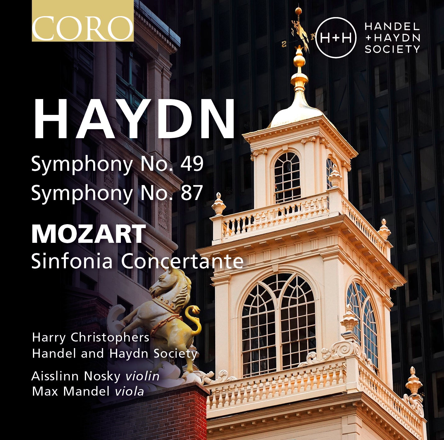 Haydn Symphonies No. 49 and No. 87. Album by the Handel and Haydn Society