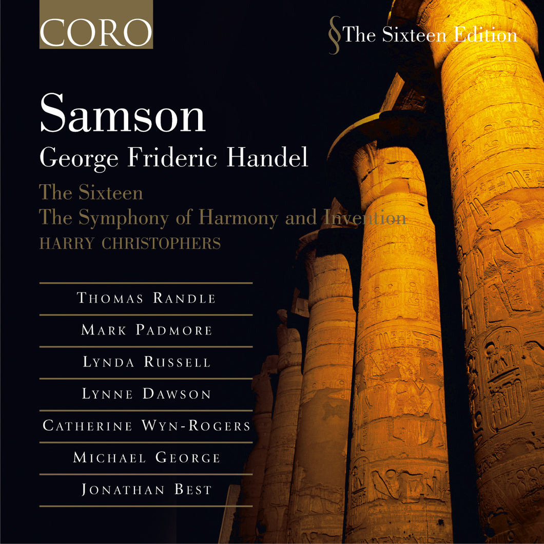 Handel: Samson. Album by The Sixteen