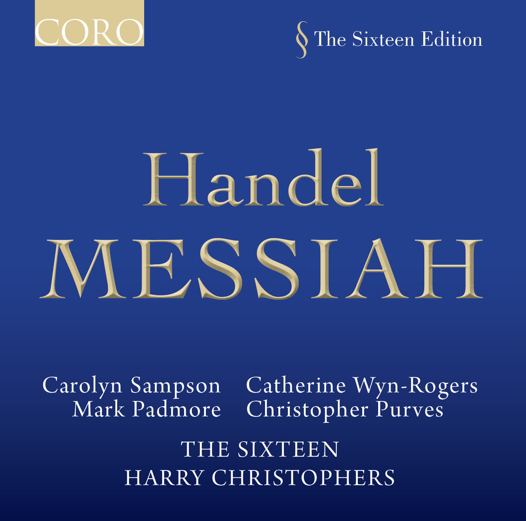 Handel: Messiah. Album by The Sixteen