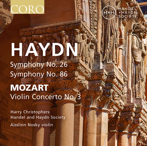 Haydn Symphonies Nos. 26 & 86 album cover showing Trinity Church in Boston, MA, USA