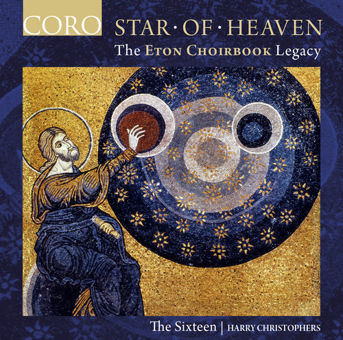 Star of Heaven album cover showing a late 12th century mosaic of God creating heaven and the stars